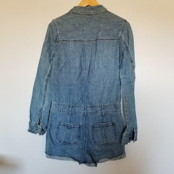 Abercrombie & Fitch Denim Romper Size 0 - Picture 2 of 3